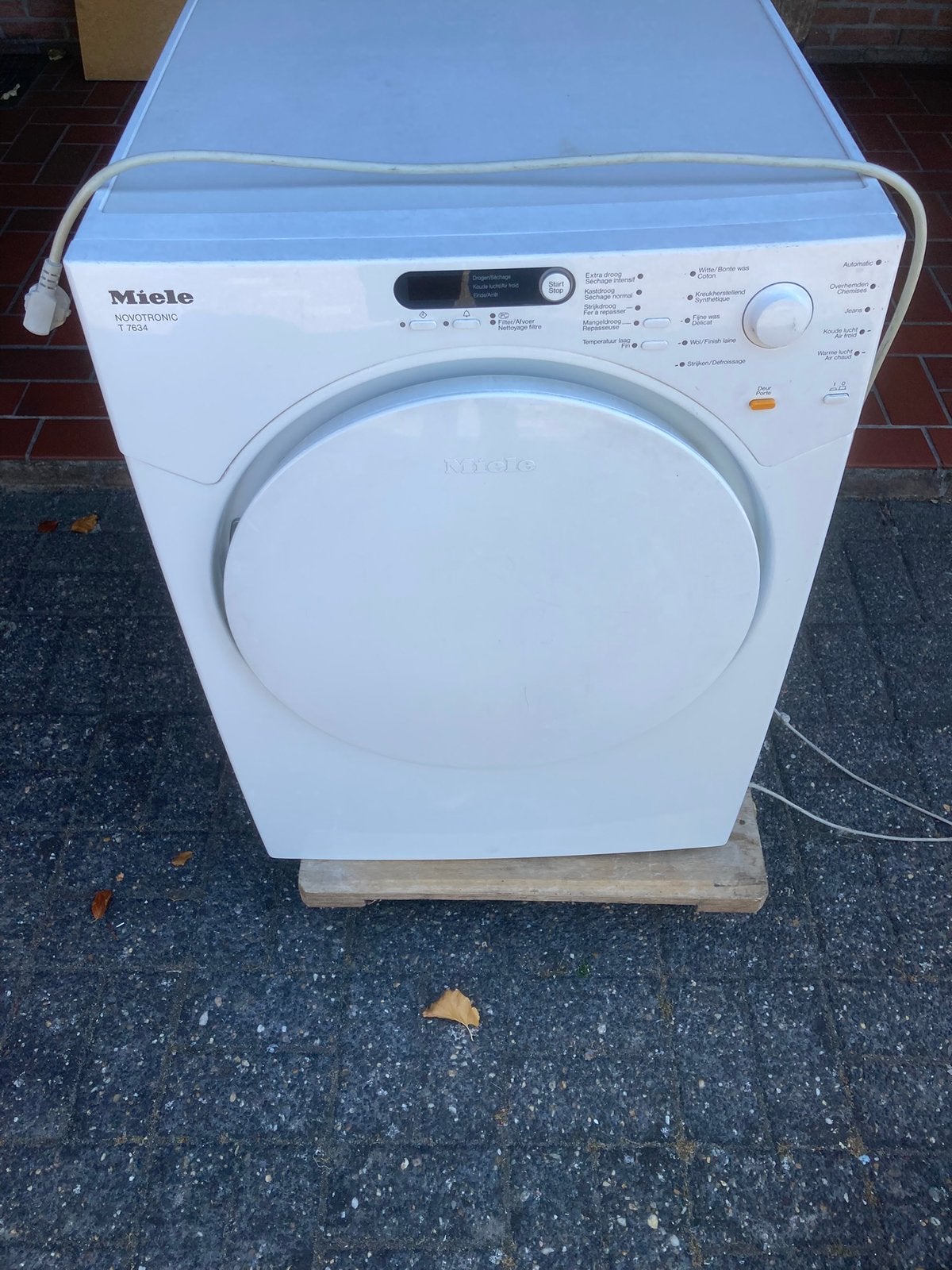 Miele luchtafvoer droger, droogkast  7kg, Electroménager, Sèche-linge, 6 à 8 kg, Chargeur frontal, Enlèvement, Utilisé