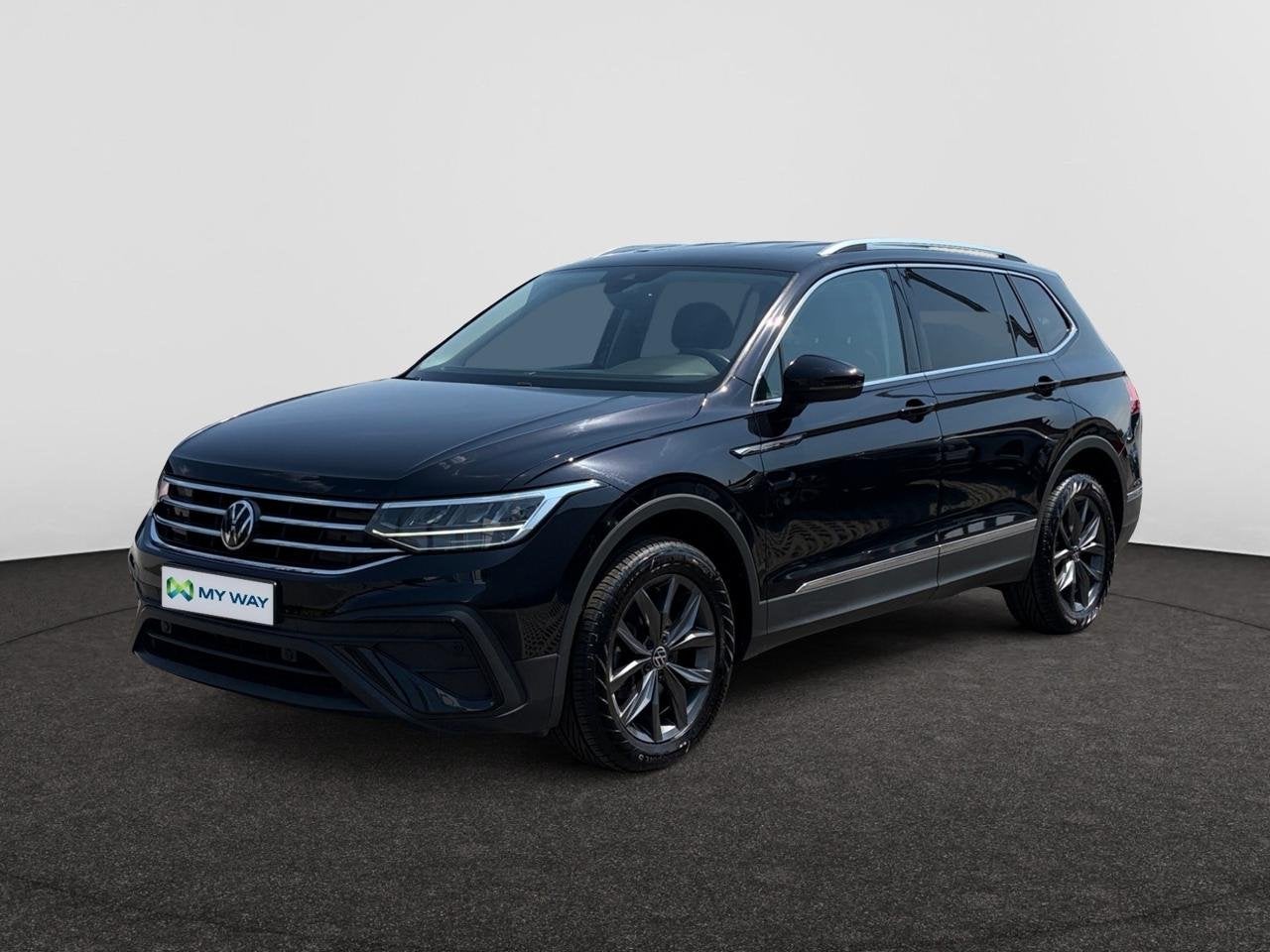 Volkswagen Tiguan Allspace Dsl Tiguan Allspace 2.0 TDi SCR L, Auto's, Automaat, Adaptive Cruise Control, Zwart, Diesel