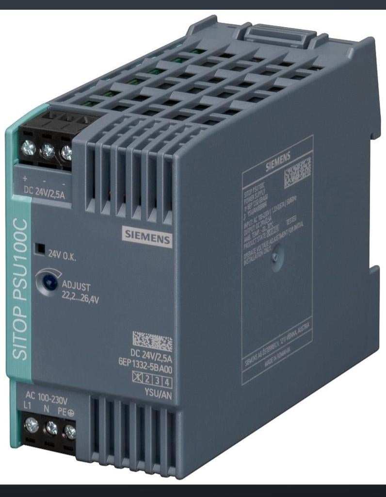 Siemens SITOP PSU100C 24V/2,5A, Ophalen of Verzenden, Nieuw
