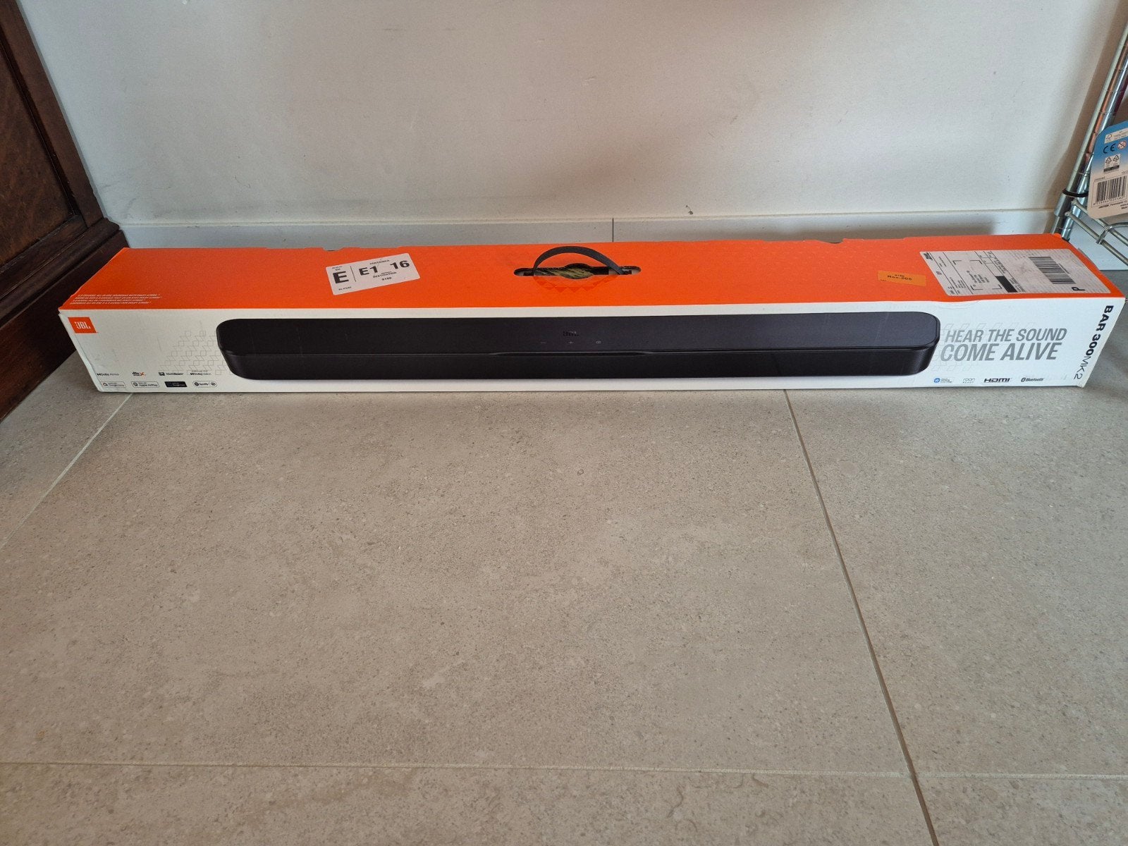 JBL Bar 300MK2, Ophalen