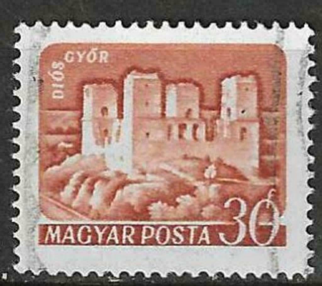 Hongarije 1960-1961 - Yvert 1337 - Kastelen (ST), Verzenden, Gestempeld