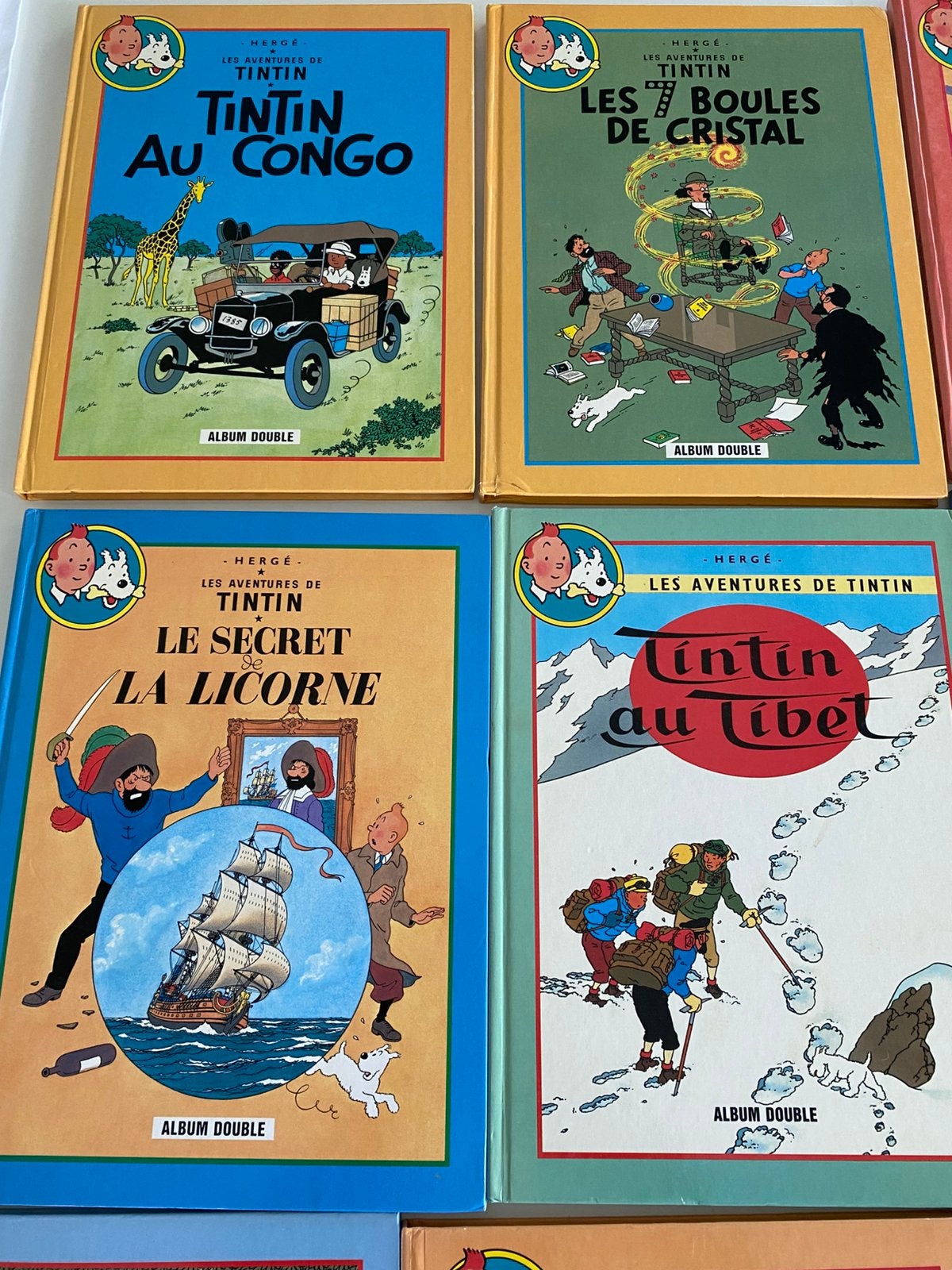 Tintin (kuifje)11 dubbele albums Tintin, Verzamelen, Ophalen of Verzenden, Kuifje, Zo goed als nieuw