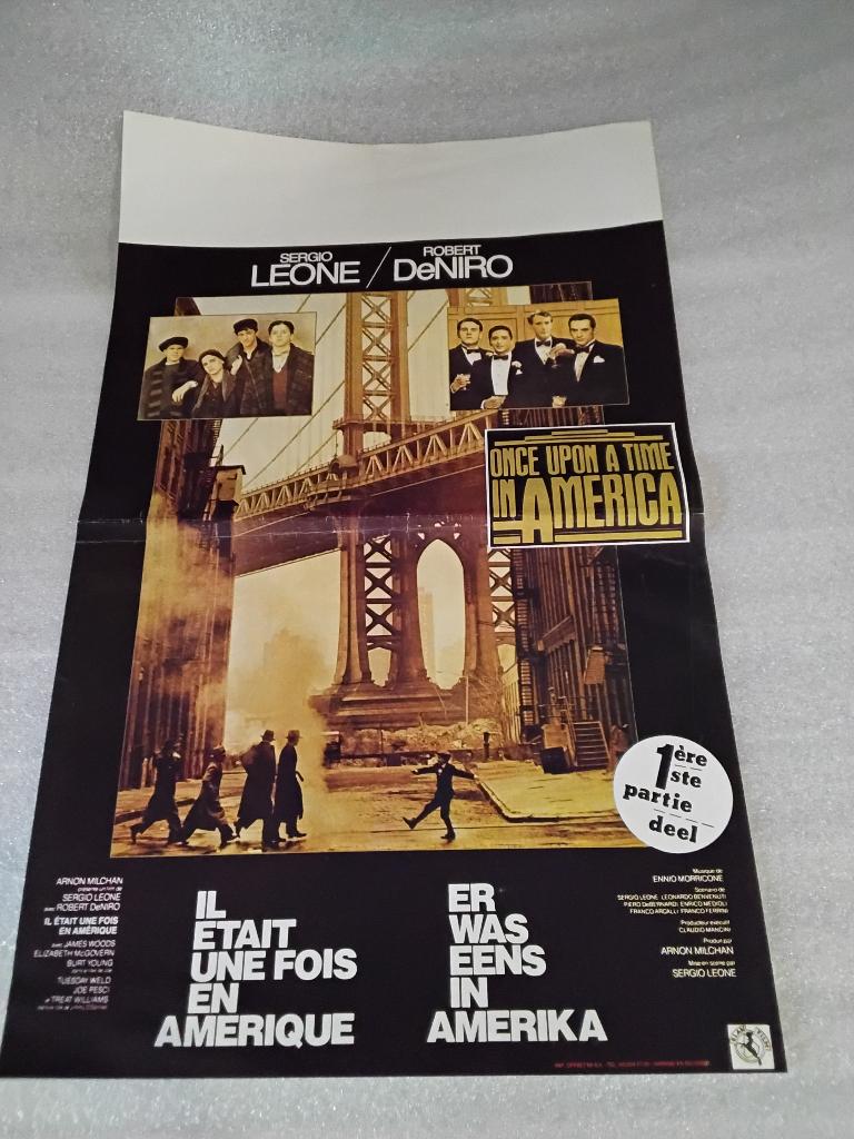 Ancienne affiche de cinema  il etait une fois l amerique, Enlèvement ou Envoi, Comme neuf, Film, Affiche