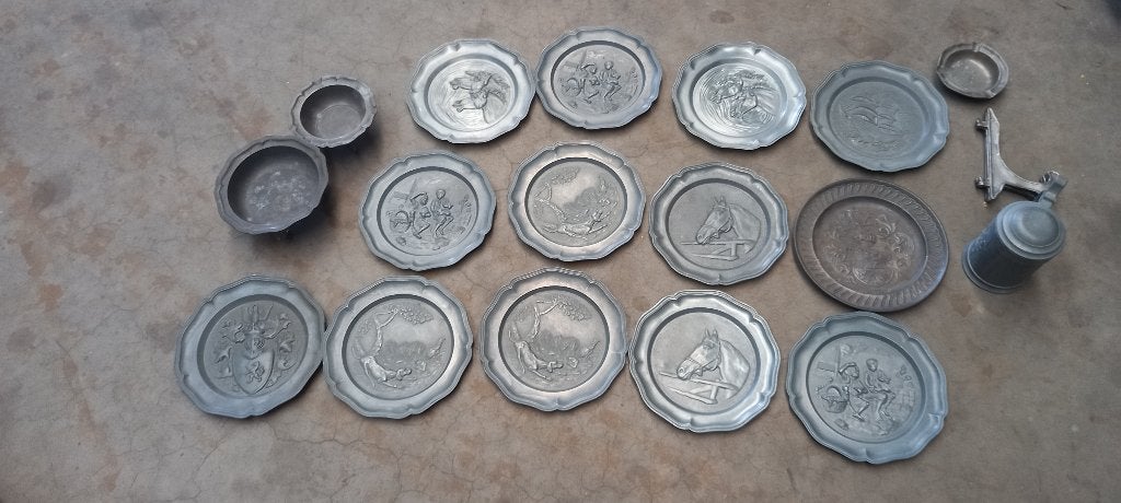 oud tin, Antiek en Kunst, Antiek | Tin, Ophalen