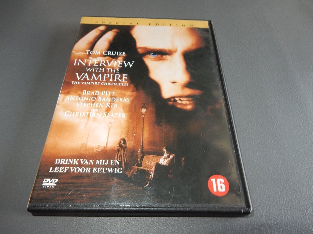 nr.964 - Dvd: interview with the vampire - horror, Vampiers of Zombies, Engels, Vanaf 16 jaar, Nederlands
