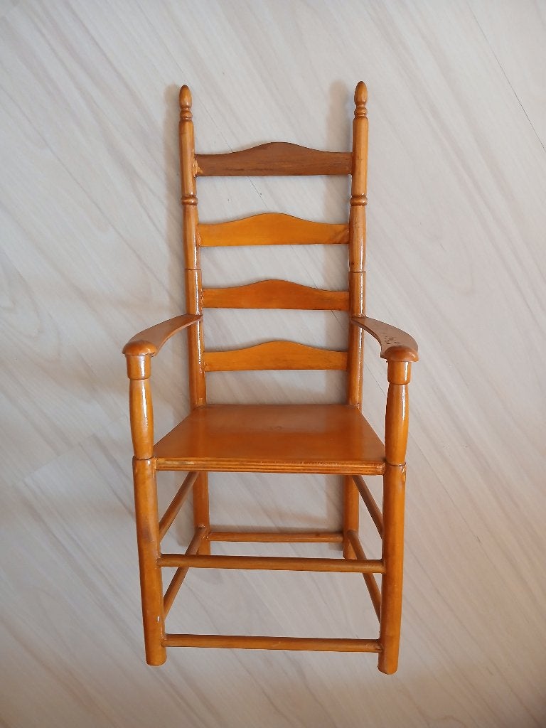 vintage houten poppenstoeltje, Ophalen of Verzenden, Gebruikt
