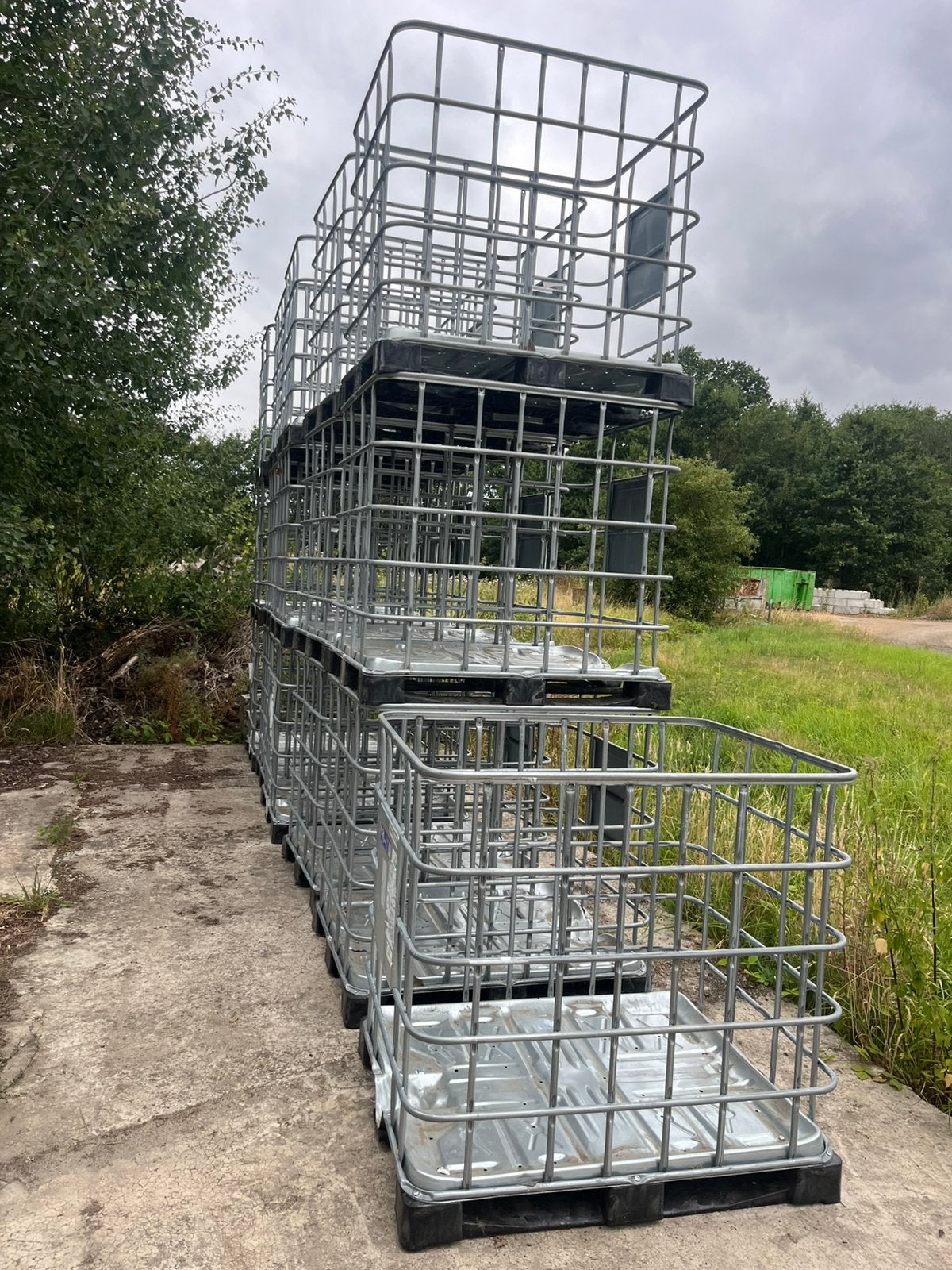 Ibc kooien, 150 liter of meer, Ophalen, Zo goed als nieuw, Metaal