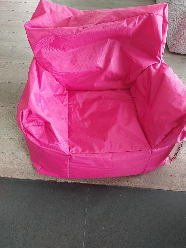 Zitzak zetel kind (sit and joy), Ophalen, Zo goed als nieuw, Roze, Zitzak