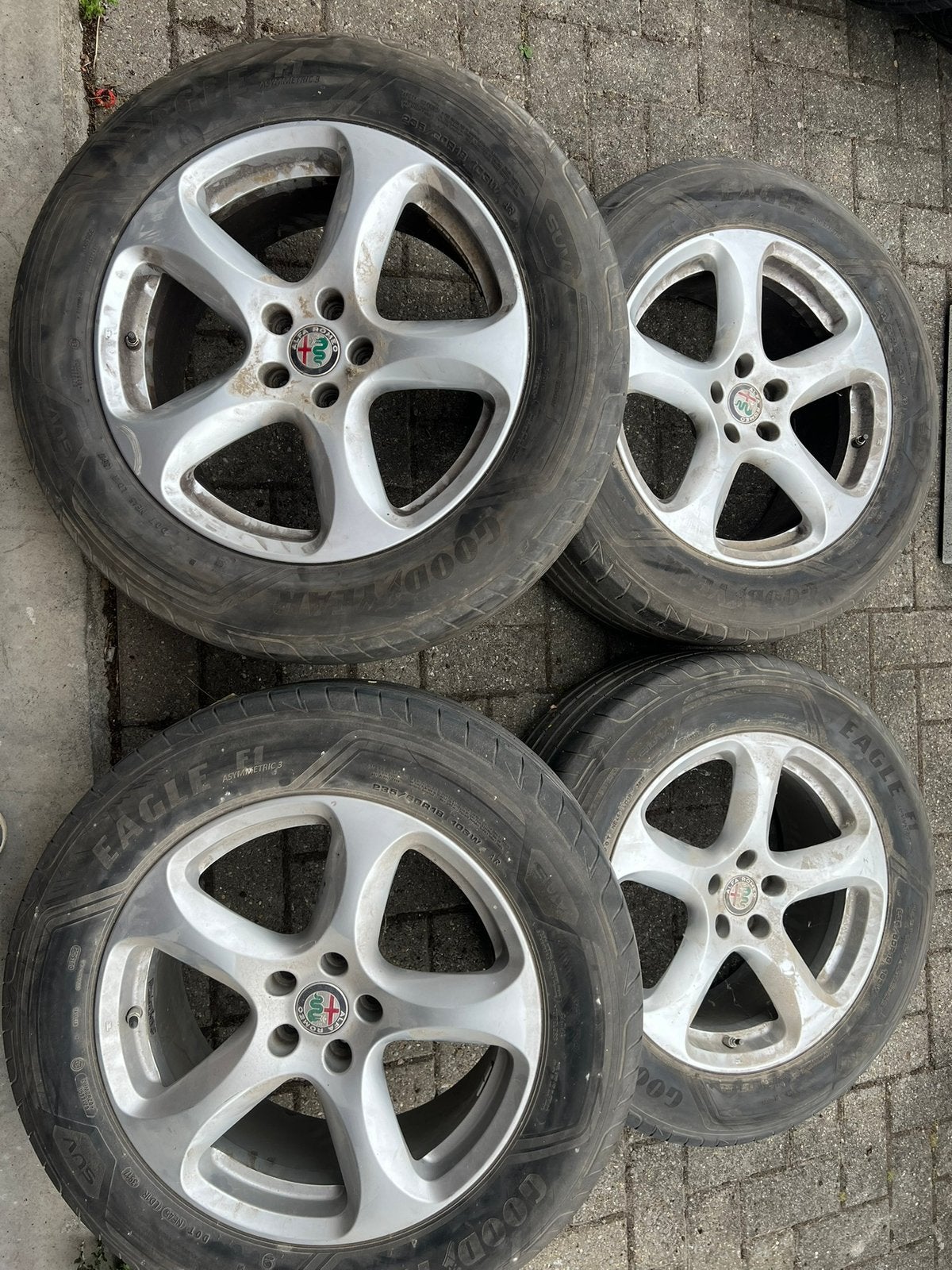 Alfa romeo stelvio velgen, Autos : Pièces & Accessoires, Enlèvement, Pneu(s)