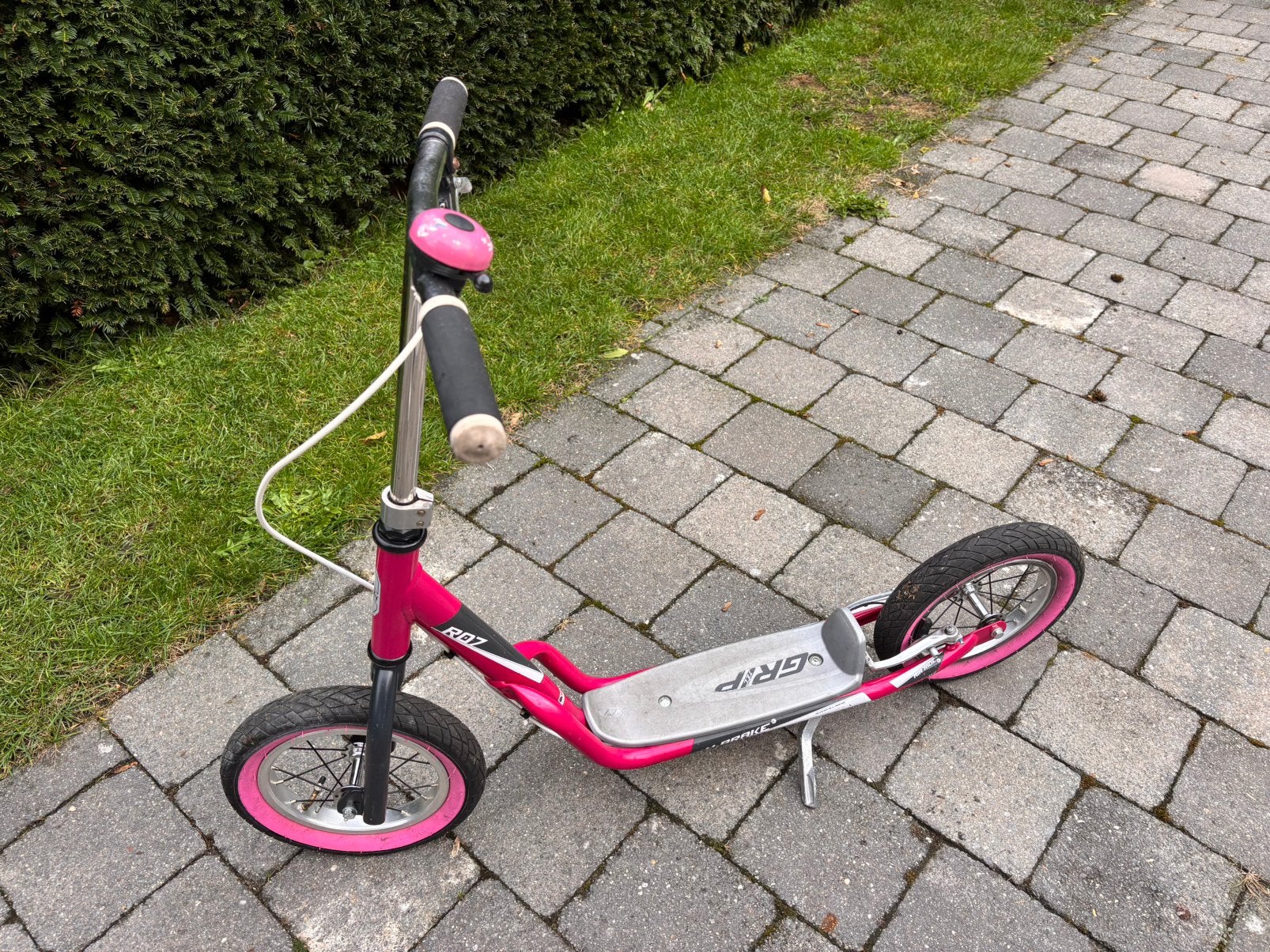Puky step roze met luchtbanden, Ophalen, Gebruikt, Gewone step