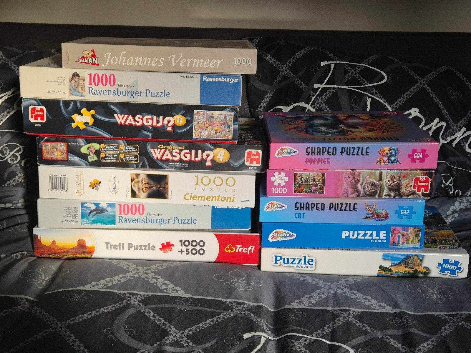 12 puzzels te koop, Ophalen