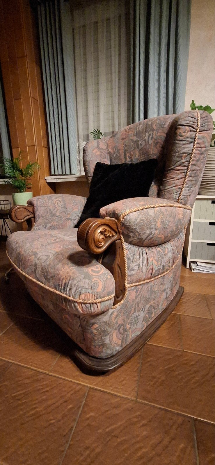 Klassieke comfortabele fauteuil, Ophalen, Gebruikt, 75 tot 100 cm, 75 tot 100 cm