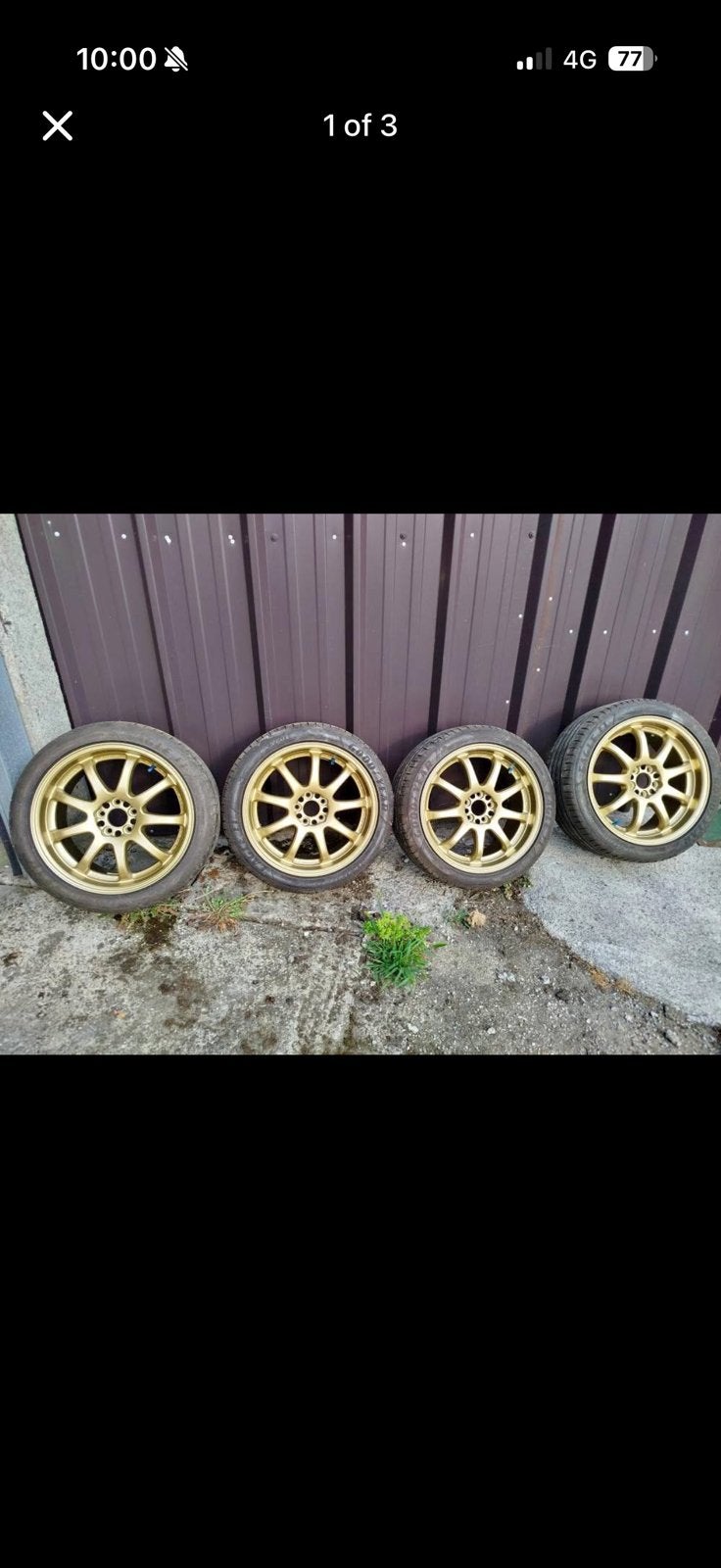 WORK Emotion XD9 — 17 pouces — 5 x 100, Pneus et Jantes, 215 mm, Pneus été, 17 pouces
