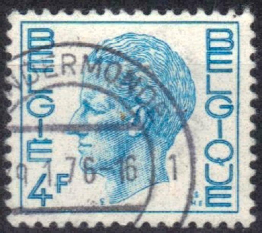 Belgie 1971-1972 - Yvert 1581B/OBP 1643 - Boudewijn (ST), Postzegels en Munten, Postzegels | Europa | België, Verzenden, Gestempeld