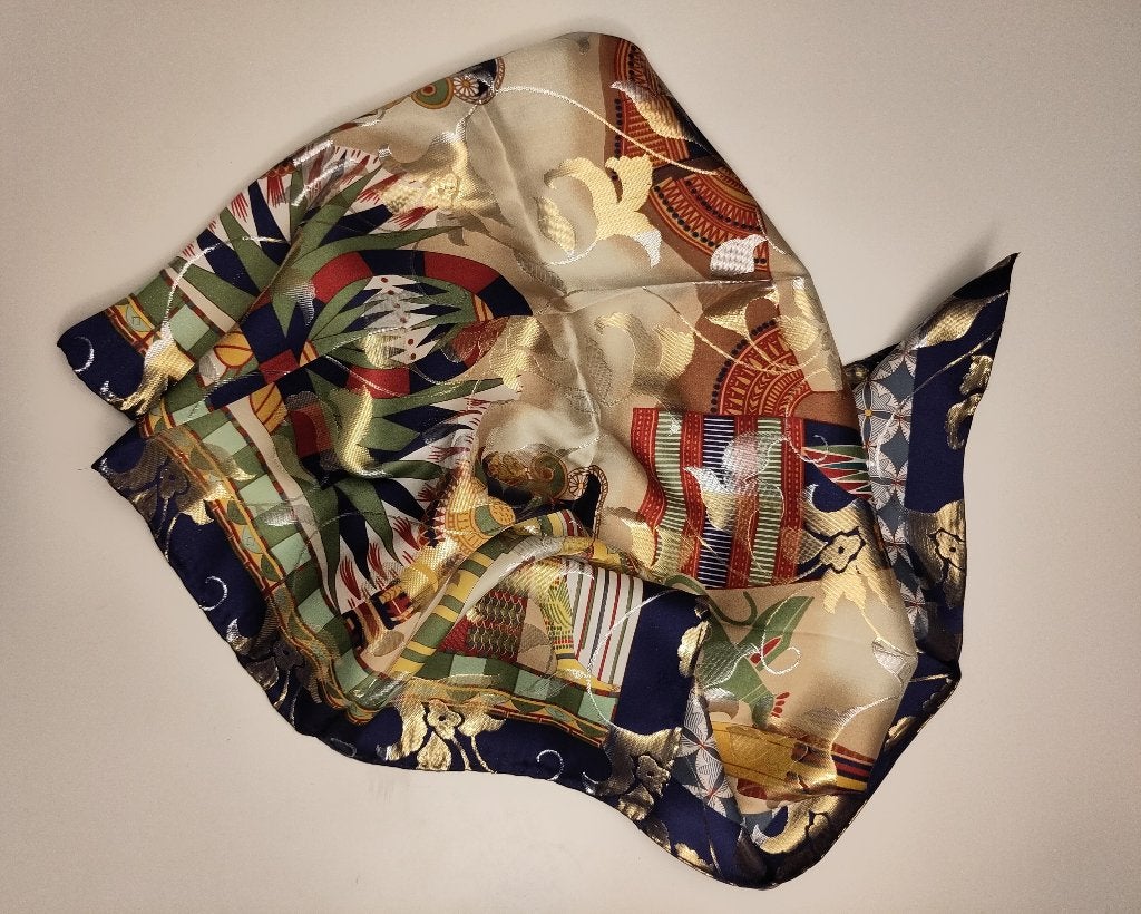 Luxe Egyptische zijden sjaal, souvenir, Kleding | Dames, Mutsen, Sjaals en Handschoenen, Jinbaili, Ophalen of Verzenden, Nieuw