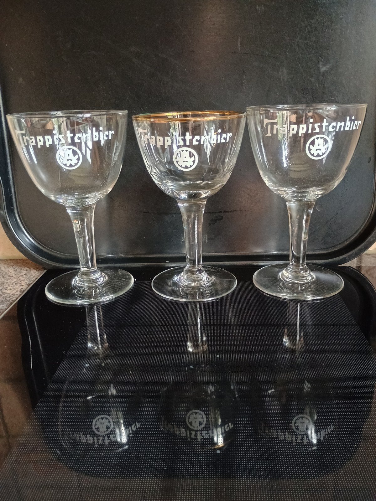 Westmalle oude glazen, Verzamelen, Ophalen of Verzenden