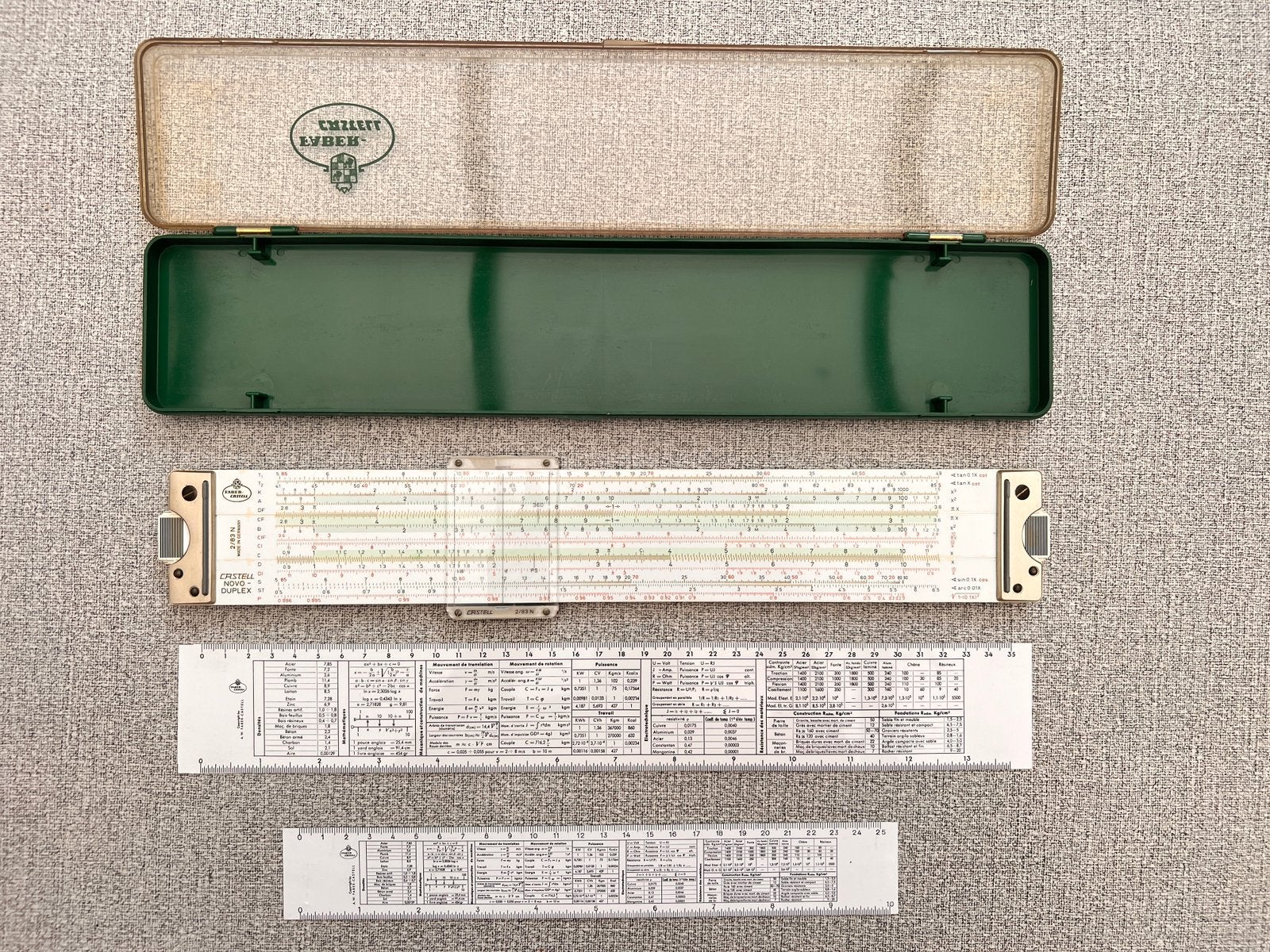 Règle de calcul complète Faber-Castell Novo-Dulplex 2/83N, Enlèvement ou Envoi