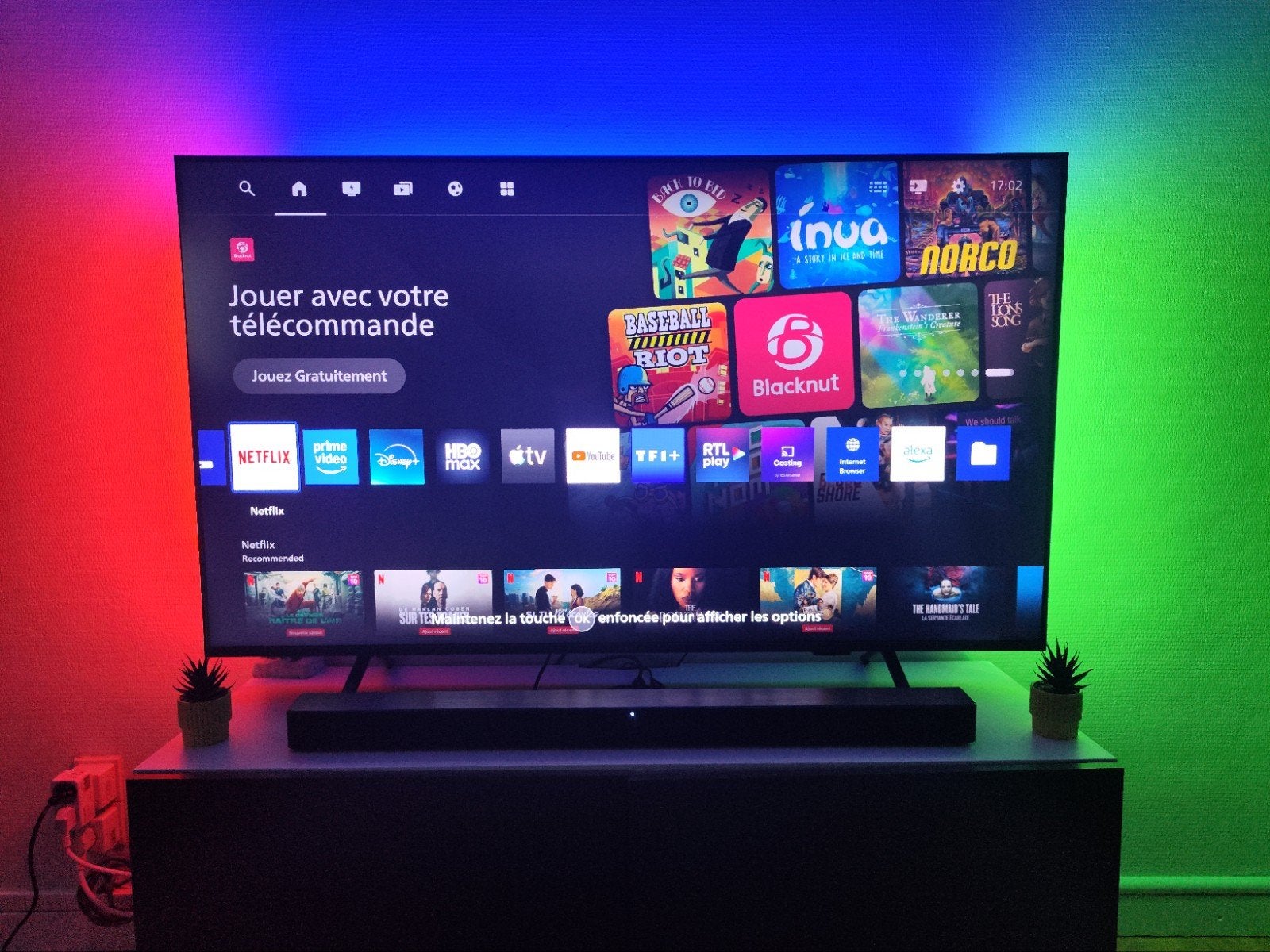 Philips Ambilight 55" PUS8500 QLED 4K (2025)