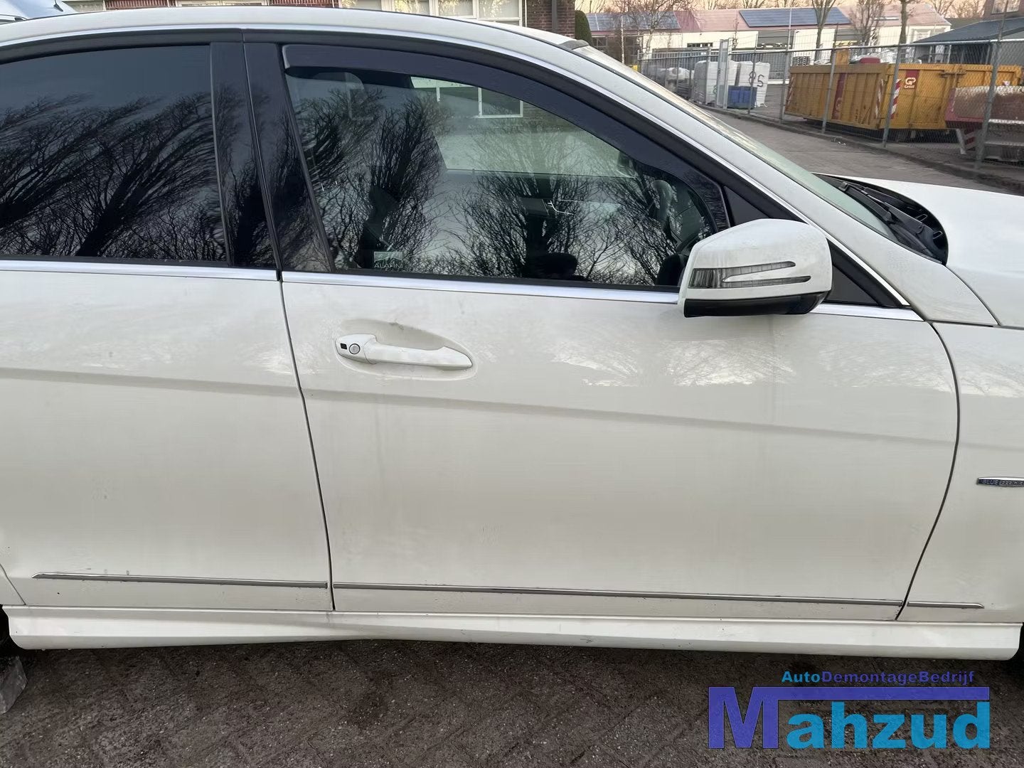 MERCEDES C KLASSE W204 WIT 650 rechts voor deur 2007-2011, Auto-onderdelen, Gebruikt, Mercedes-Benz AG, Deur, Mercedes-Benz