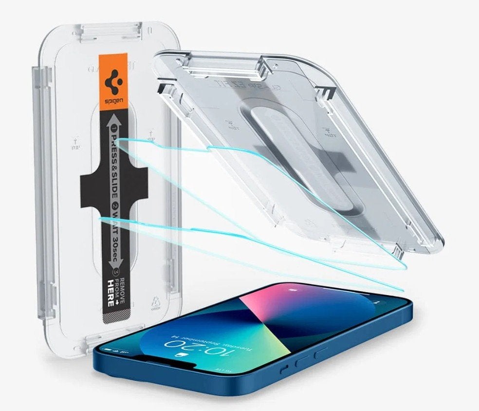 Iphone 13 Mini Screenprotectors van Spigen, Telecommunicatie, Mobiele telefoons | Hoesjes en Screenprotectors | Apple iPhone, Ophalen