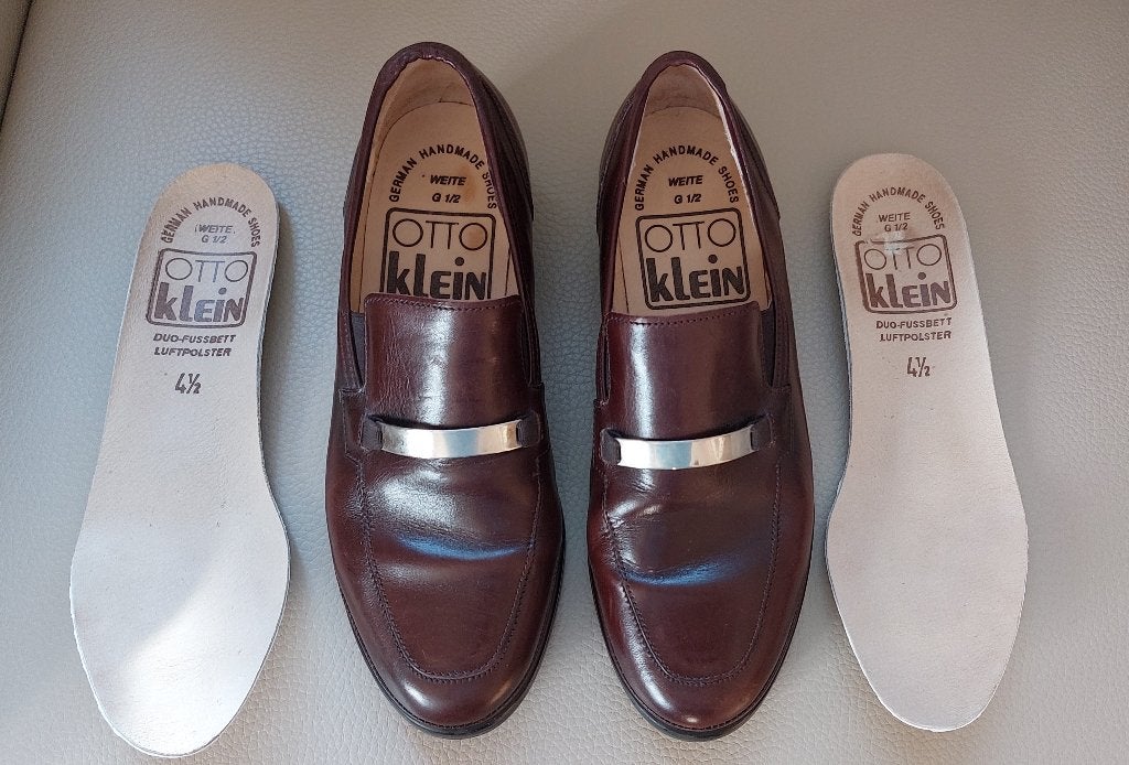 Prachtige comfortabele lederen loafers maat 37 Otto Klein, Bruin, Ophalen of Verzenden, Otto Klein, Zo goed als nieuw