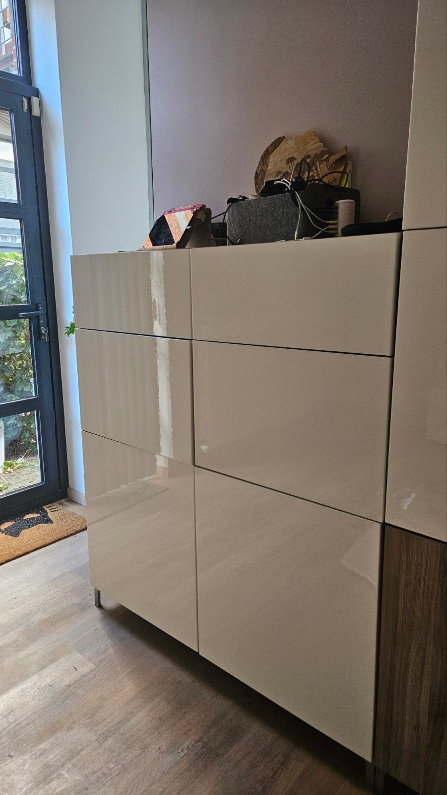 Armoire de rangement Besta Besta avec 4 tiroirs - 120 cm par, Enlèvement