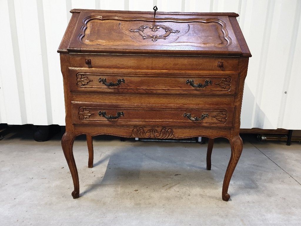 Louis XV Stijl secretaire. Het kan geleverd worden., Enlèvement, Utilisé