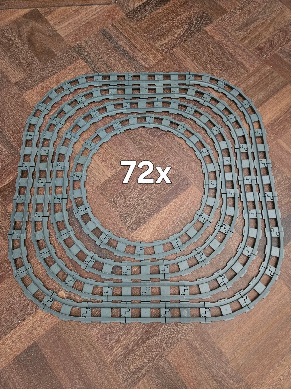 Duplo grijze rails 72 stuks, Enlèvement ou Envoi, Duplo