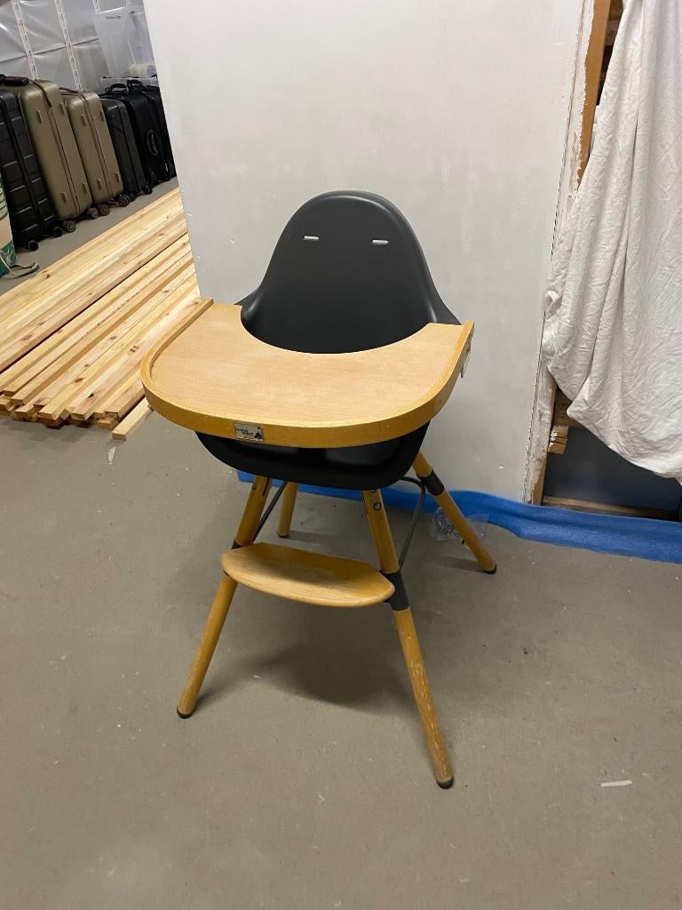 kinder eetstoel, Kinderen en Baby's, Kinderstoelen, Ophalen, Gebruikt, Meegroeistoel, Gordel(s)