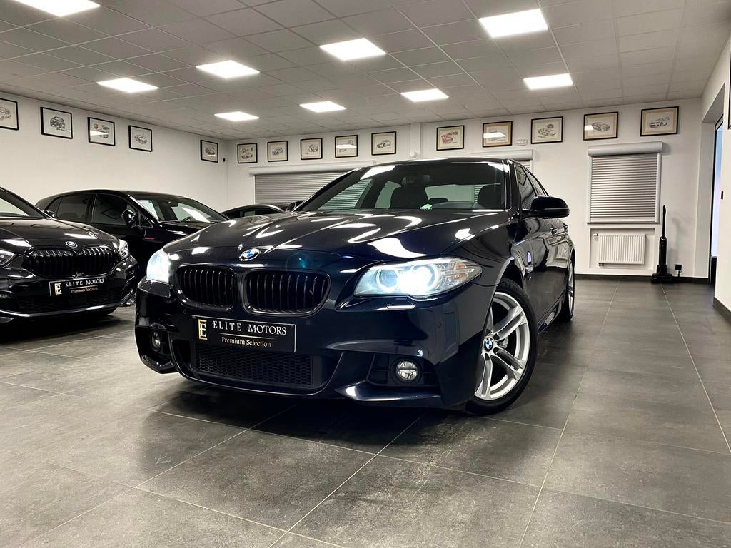 BMW 518 DAS / M Sportpakket / Navi / leder / camera / FULL, Auto's, BMW, Automaat, 4 deurs, Zwart, Leder