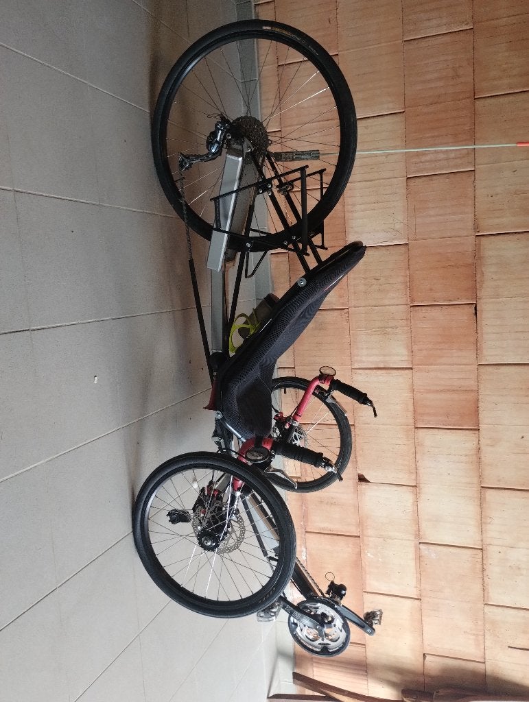 KMX Venom driewieler ligfiets, Schijfrem, Ophalen, Overige merken, Zo goed als nieuw