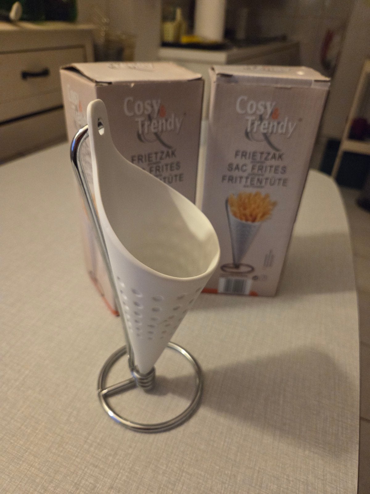 Cosy & Trendy, 2 nouveaux sacs à frites en porcelaine., Enlèvement ou Envoi, Neuf