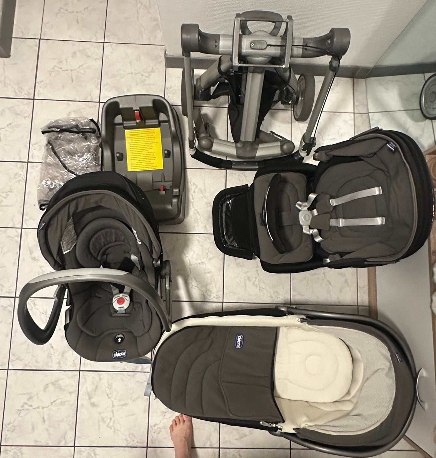 Chicco I-Move kinderwagen komplet set, Kinderen en Baby's, Kinderwagens en Combinaties, Gebruikt, Kinderwagen, Maxi-Cosi, Met reiswieg