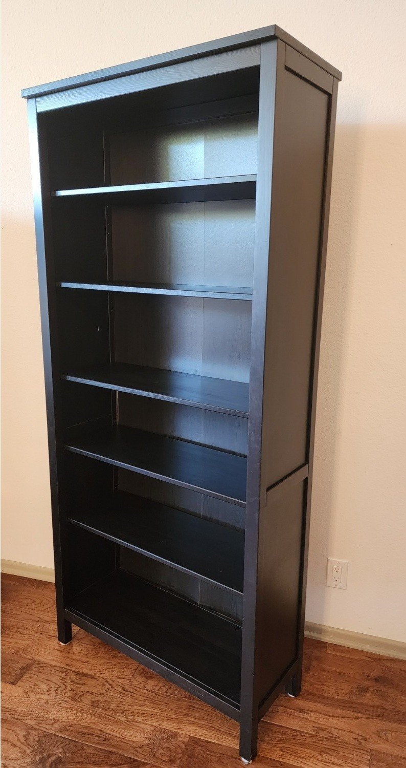 Étagères bibliothèque Hemnes Ikea noir brun, Enlèvement
