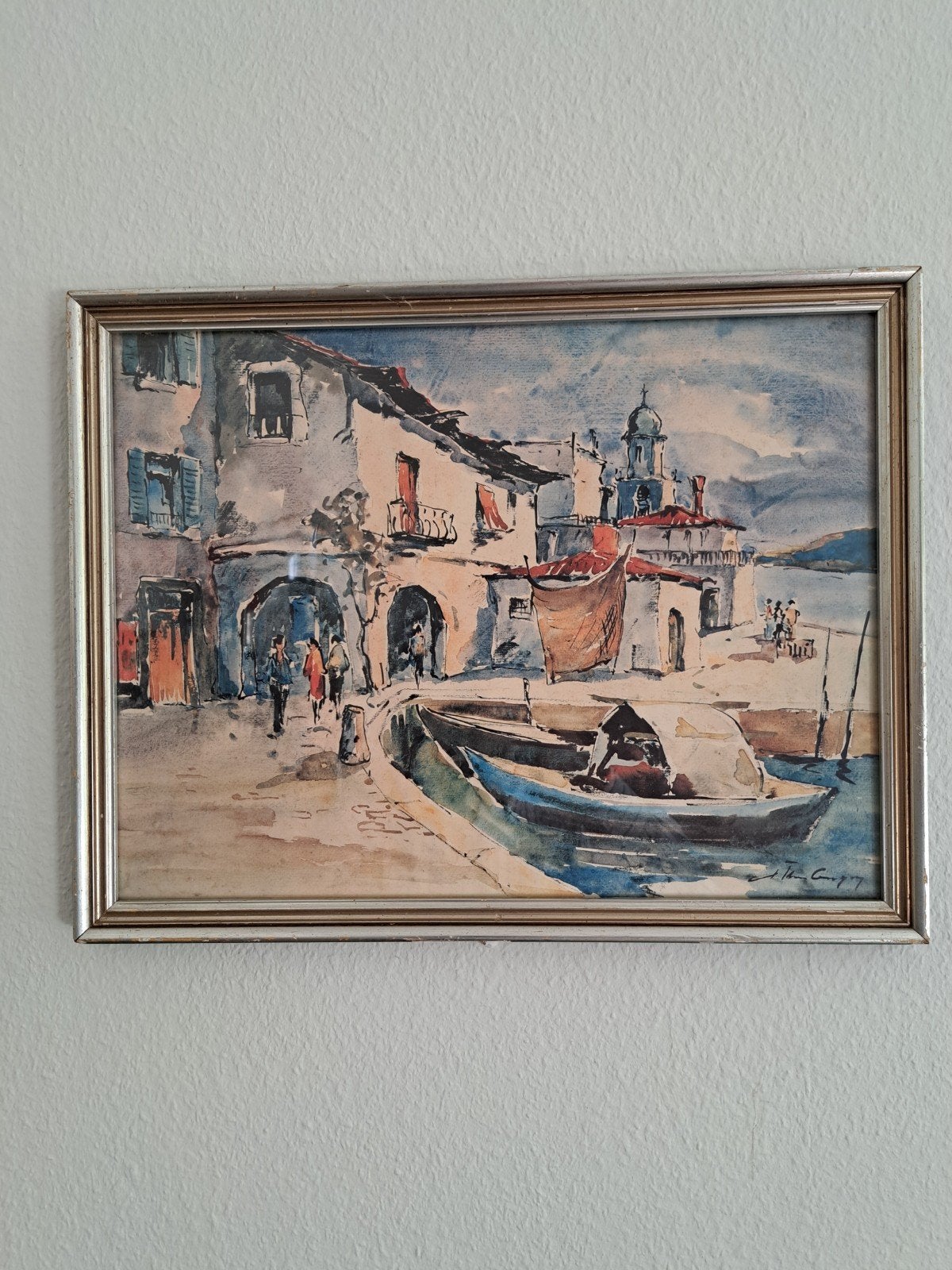 Mooie zuiderde aquarel, Enlèvement ou Envoi