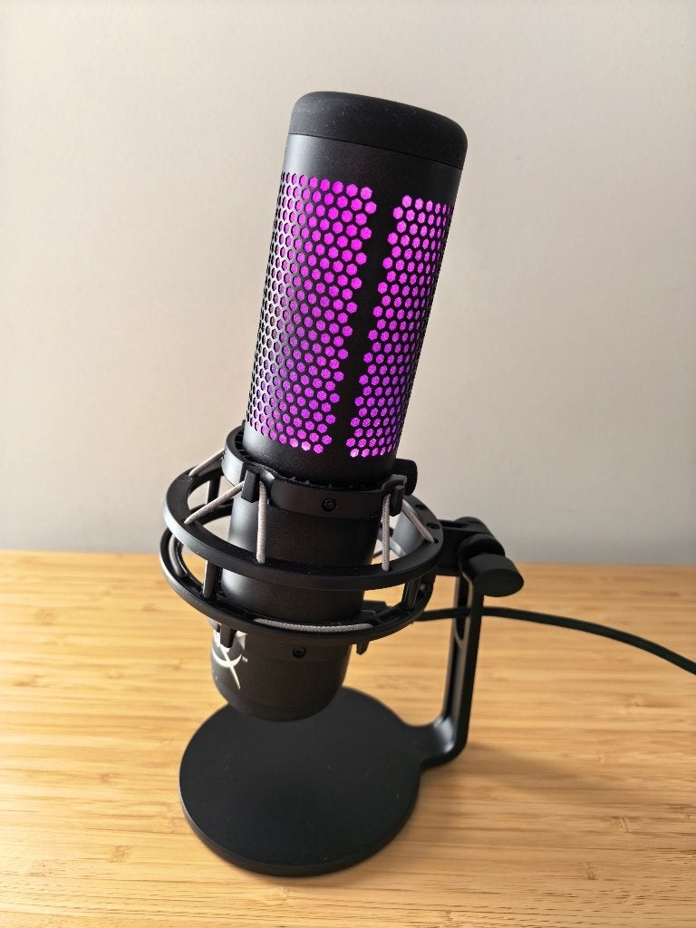 HyperX QuadCast S - Streaming Microfoon - RGB, Muziek en Instrumenten, Ophalen, Zo goed als nieuw, Overige typen