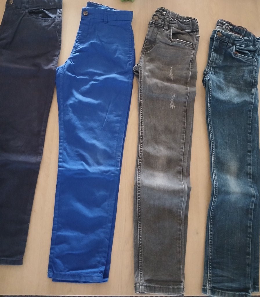 7 broeken 140, Enlèvement ou Envoi, Utilisé, Garçon, Pantalon