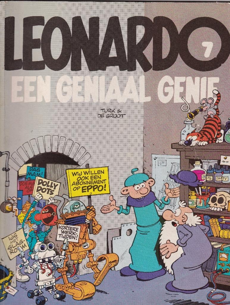 3 Leonardo Genie strips, Boeken, Stripverhalen, Gelezen, Meerdere stripboeken, Ophalen of Verzenden