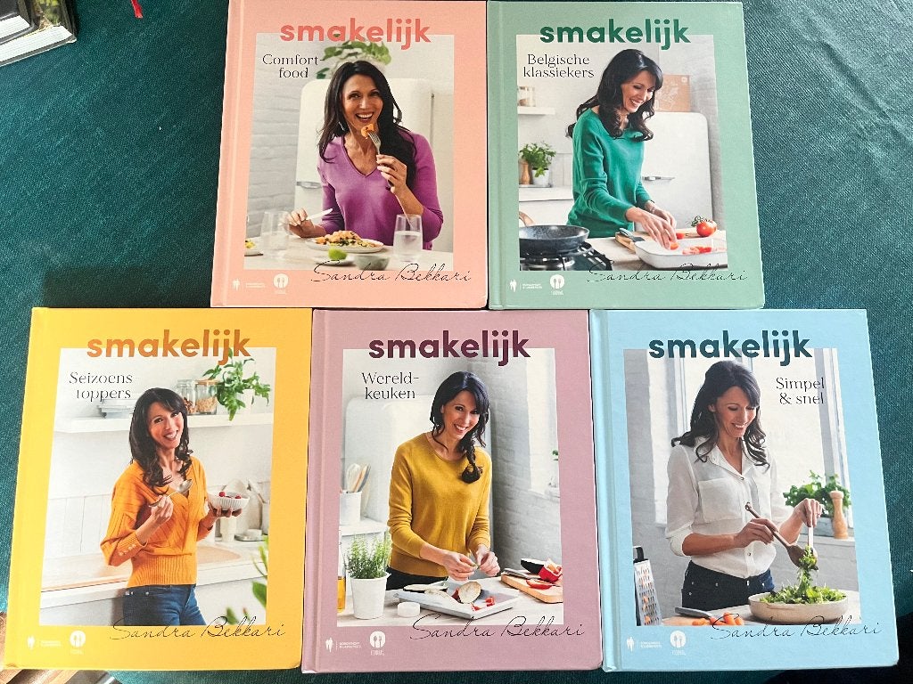 Série Tasty Sandra Bekkari 5 LIVRES, Autres types, Cuisine saine, Comme neuf, Enlèvement