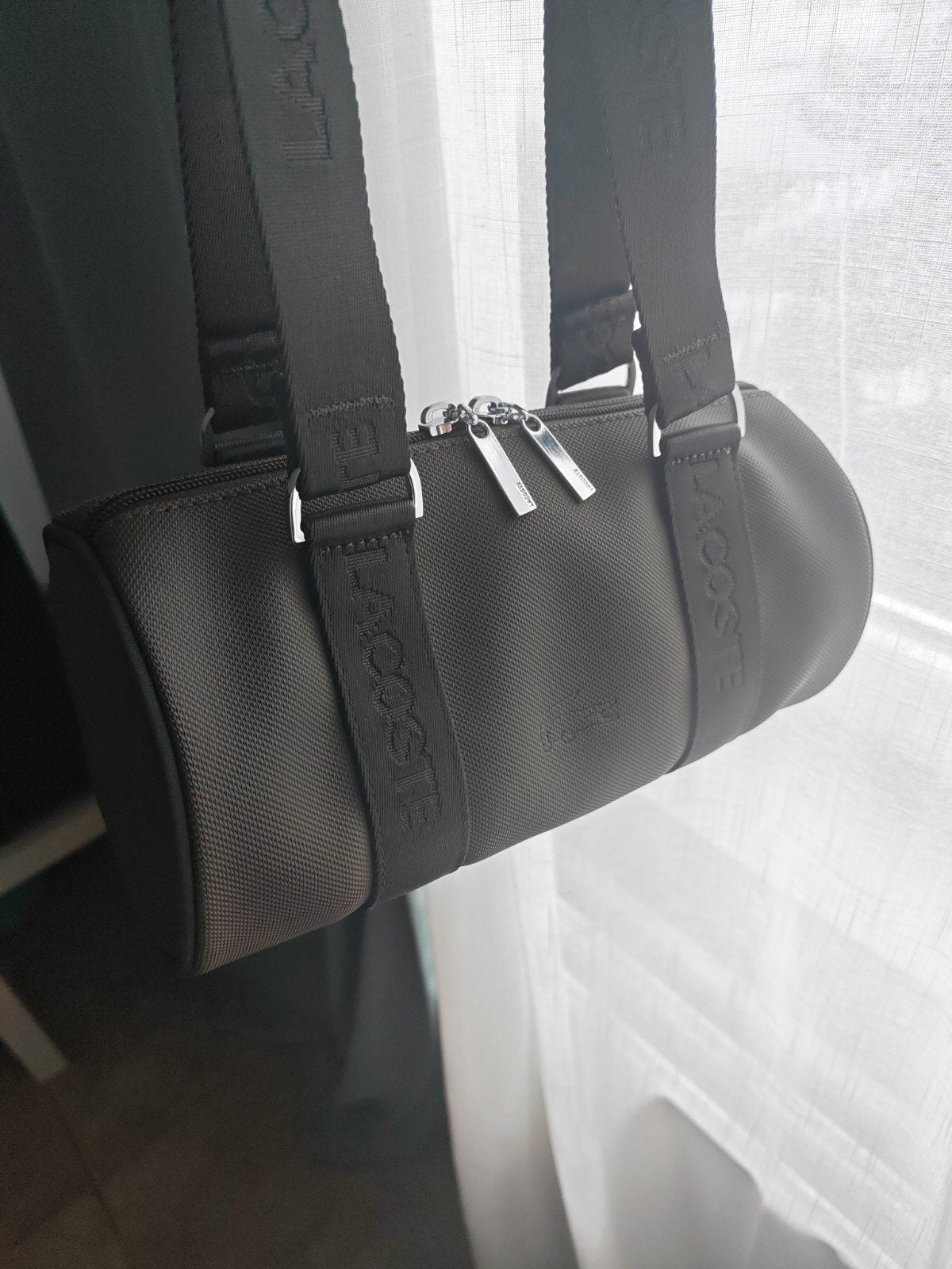 Lacoste Khaki Duffle Handtas - Zeer goede staat, Handtas