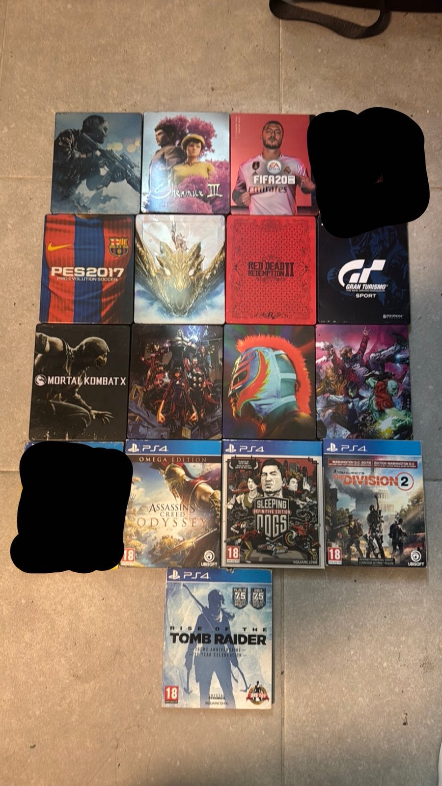 Metaal en bundel playstation4 games, Games en Spelcomputers, Ophalen of Verzenden, Zo goed als nieuw, Sport