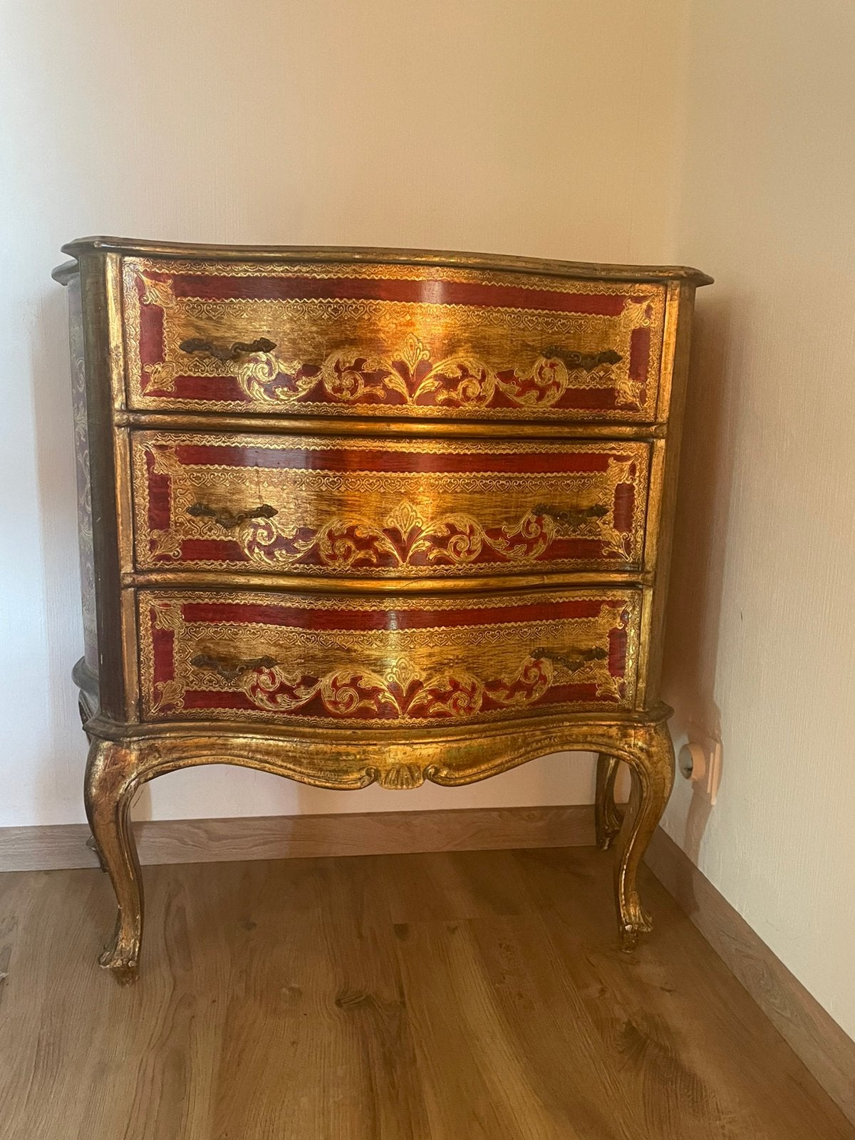 Antiek Italiaanse commode, Florentijnse kast, Enlèvement, Comme neuf