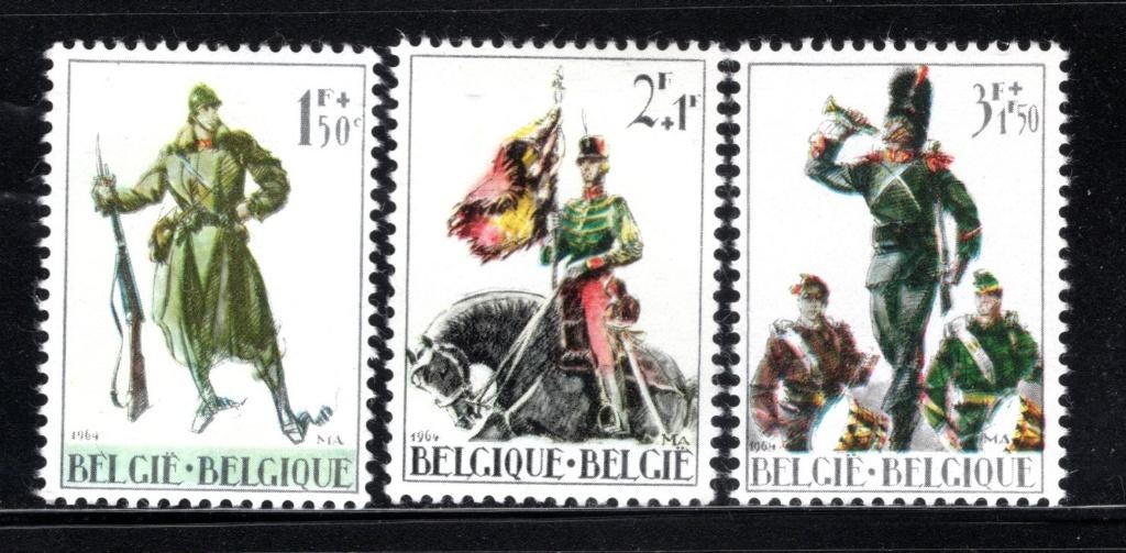 1293/1295 MNH 1964 - Pour des œuvres patriotiques., Timbres & Monnaies, Timbres | Europe | Belgique, Enlèvement ou Envoi, Non oblitéré