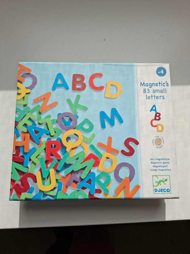 Magnetische letters Djeco, Ophalen