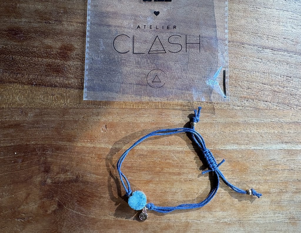 Atelier Clash Armband Turquoise/Blauw met Druzy Agaat, Ophalen of Verzenden, Nieuw