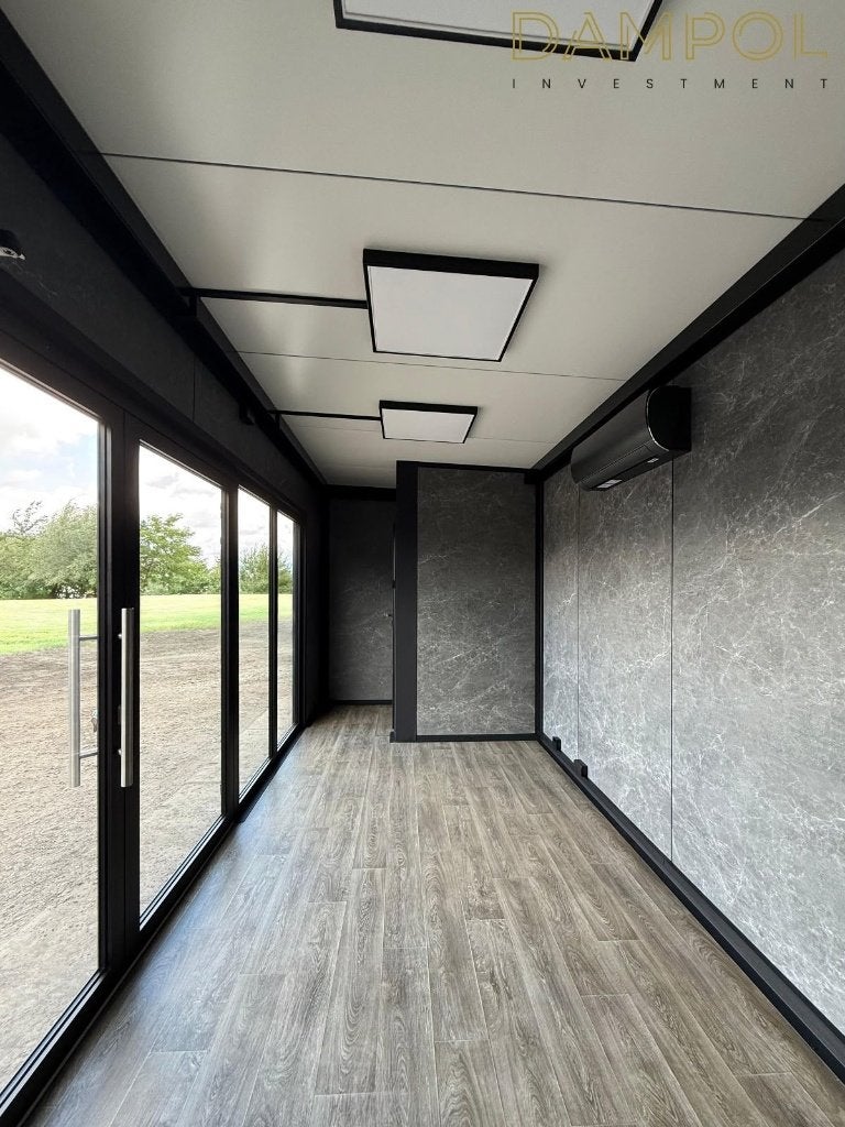Modern en esthetisch paviljoen/tiny house 600x240, Immo