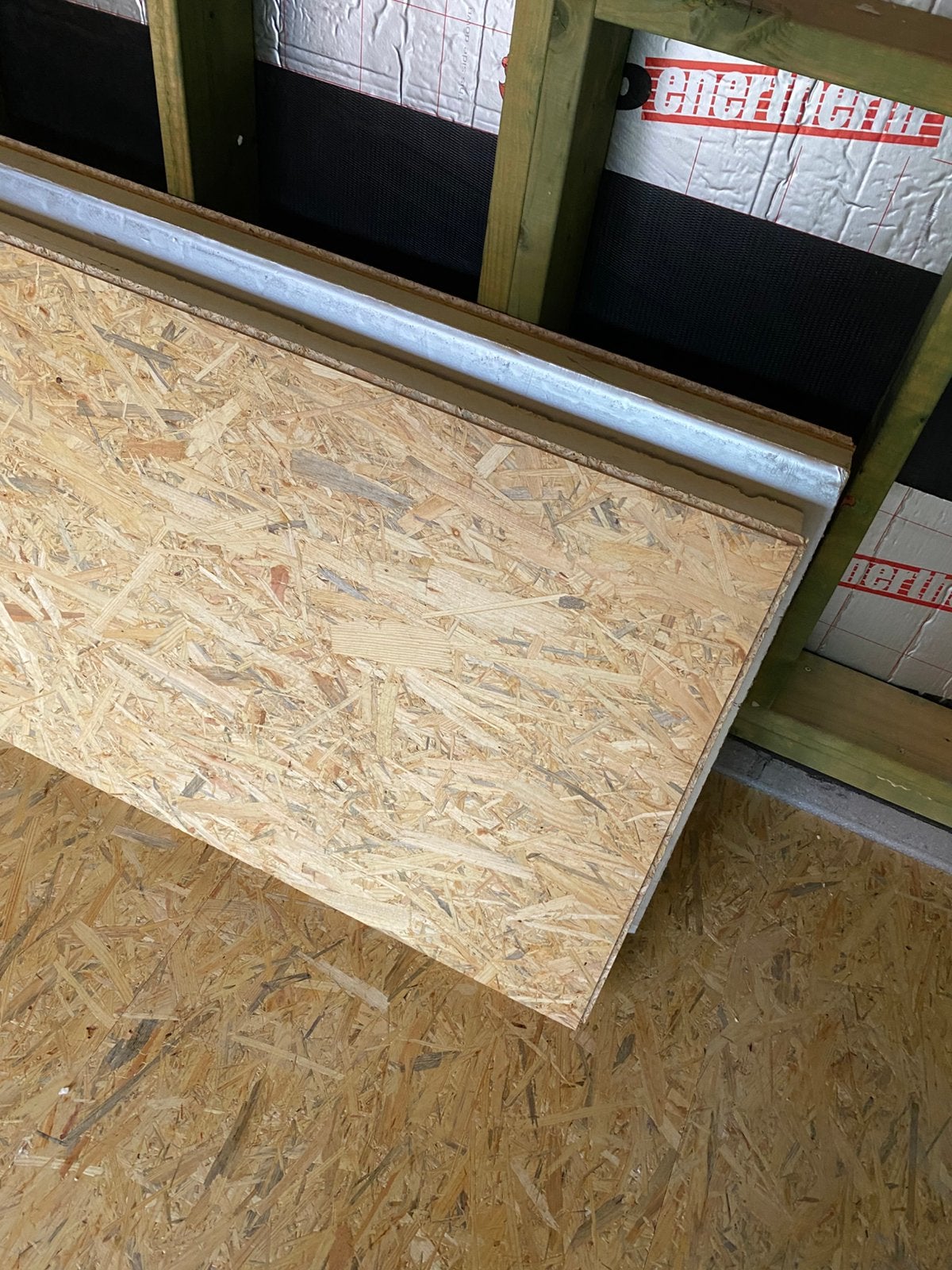 2 PIR+OSB platen (verlijmd), Ophalen, Zo goed als nieuw