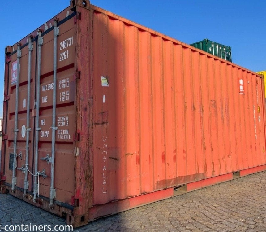 container 20 pieds, Enlèvement