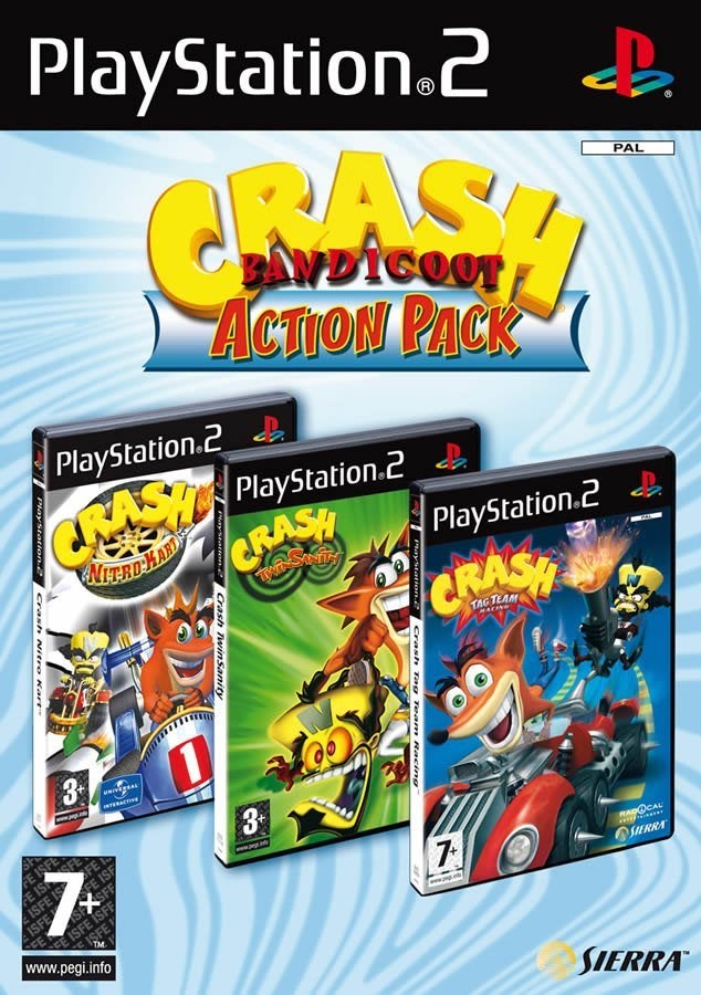 Crash Bandicoot Action Pack, Games en Spelcomputers, Gebruikt, Overige genres, 1 speler, Ophalen of Verzenden