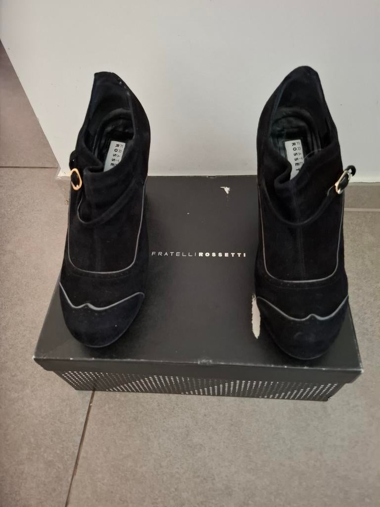 Fratelli Rossetti, chaussures à talons, noires, taille 36, Enlèvement, Noir